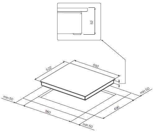 Стеклокерамическая варочная панель Premium  Graude EK 60.2 E